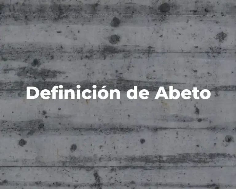 Definición de Abeto