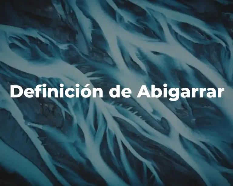 Definición de Abigarrar