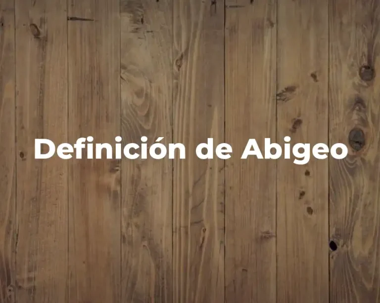 Definición de Abigeo