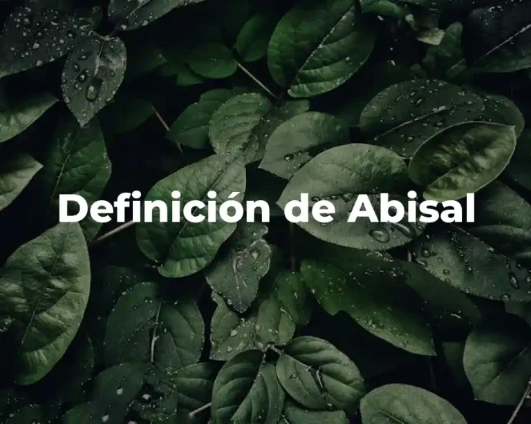 Definición de Abisal