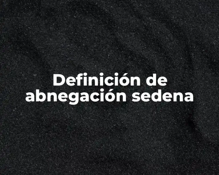 Definición de abnegación sedena