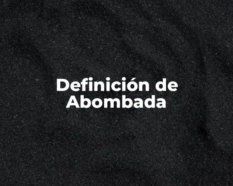 Definición de Abombada