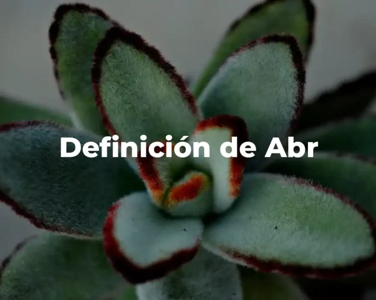 Definición de Abr