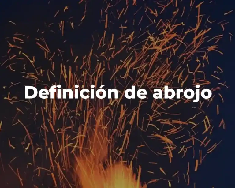 Definición de abrojo