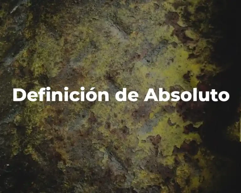 Definición de Absoluto