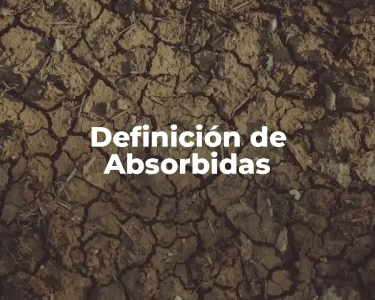 Definición de Absorbidas