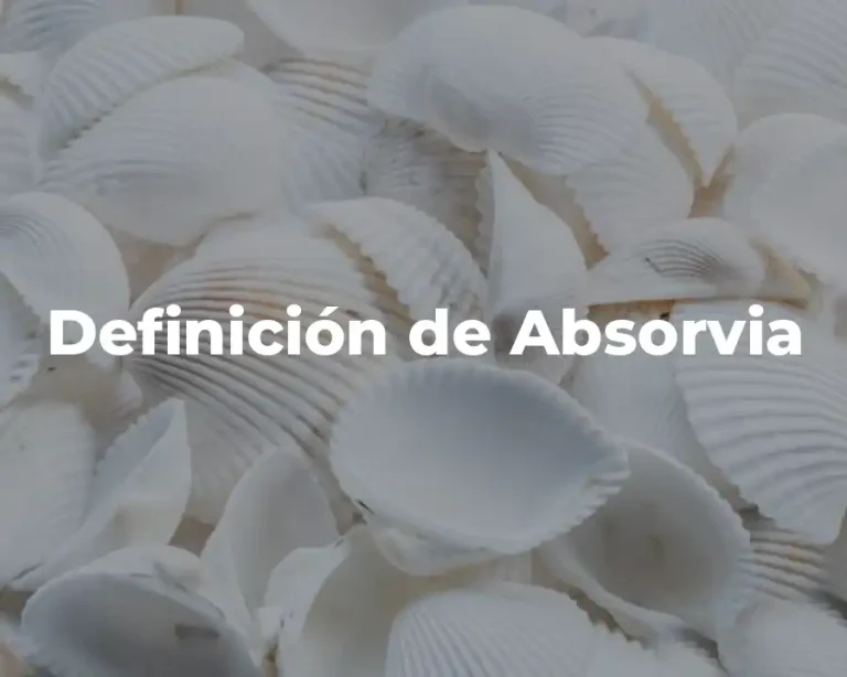 Definición de Absorvia