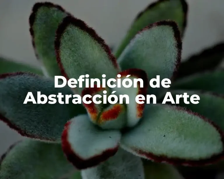 Definición de Abstracción en Arte