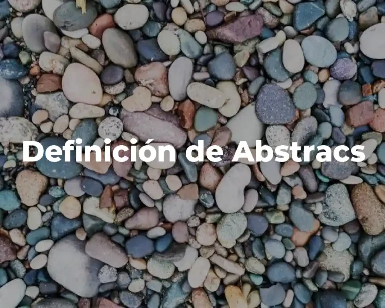 Definición de Abstracs