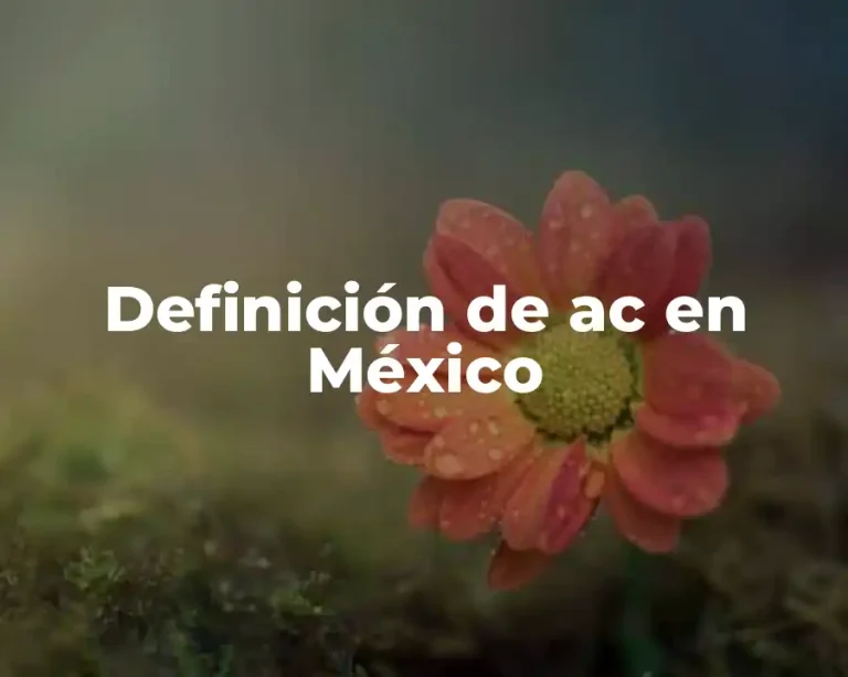 Definición de ac en México
