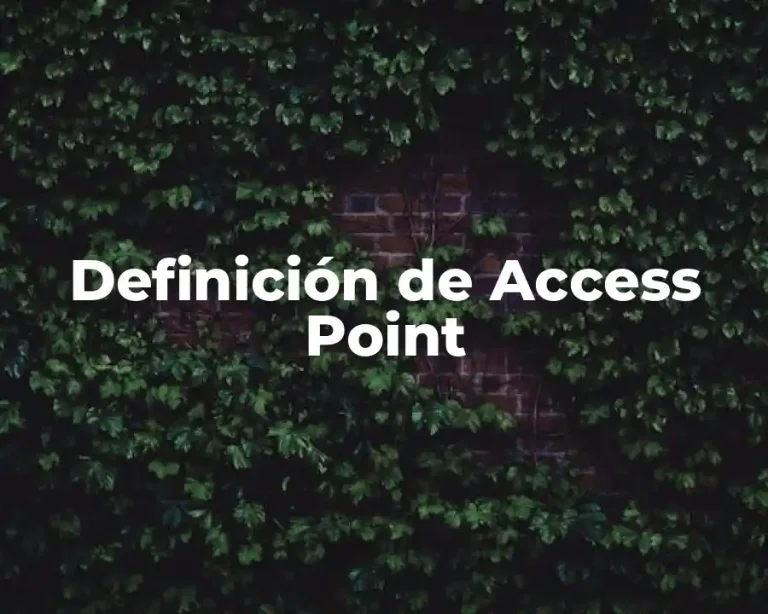 Definición de Access Point