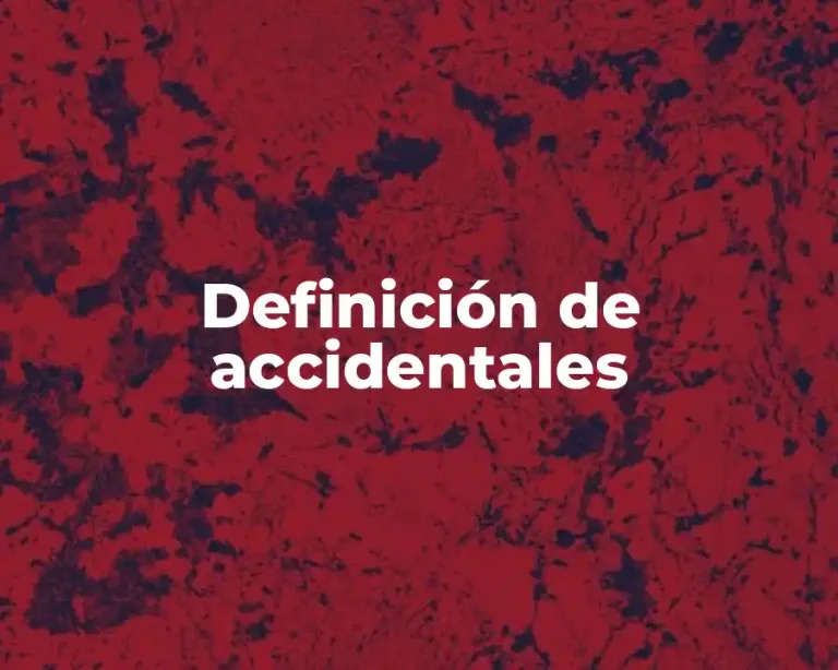 Definición de accidentales