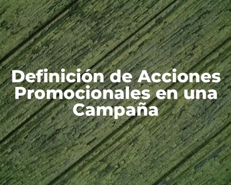Definición de Acciones Promocionales en una Campaña