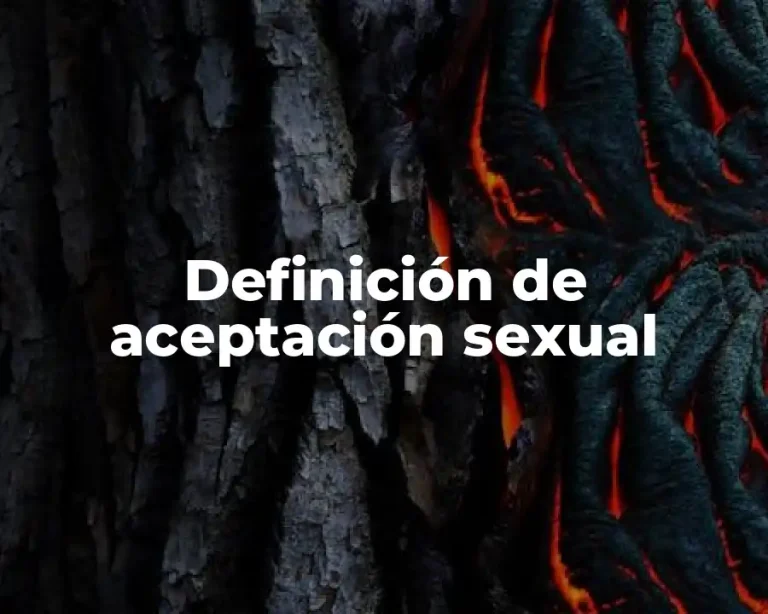 Definición de aceptación sexual