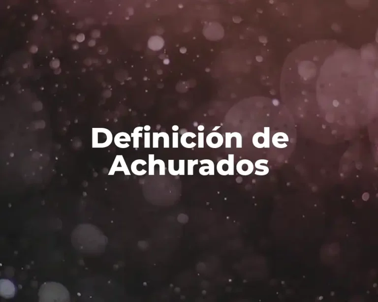 Definición de Achurados