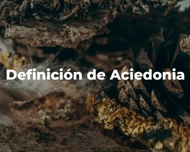Definición de Aciedonia