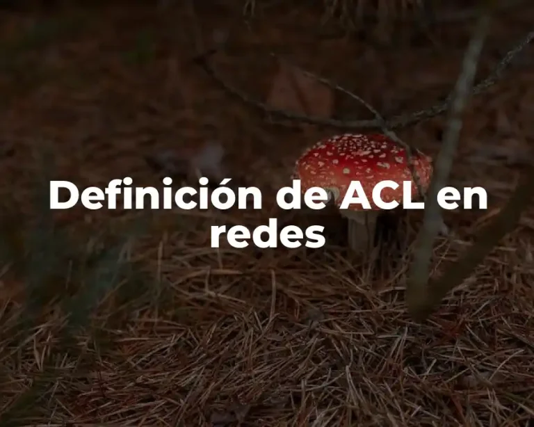 Definición de ACL en redes