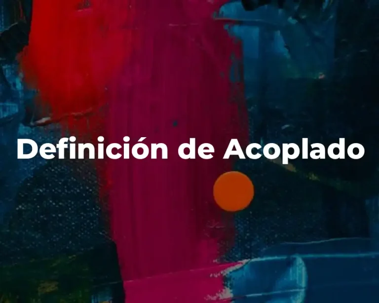 Definición de Acoplado