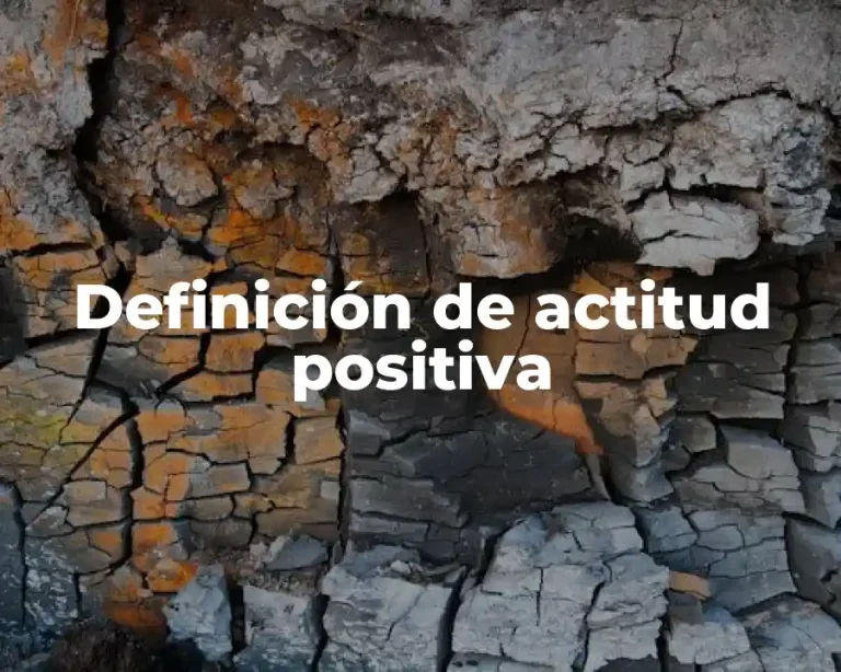 Definición de actitud positiva