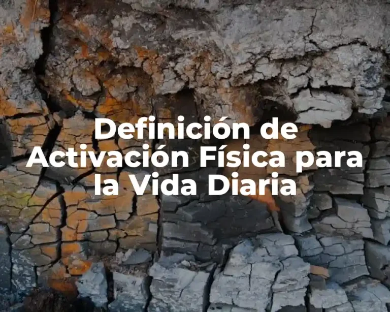 Definición de Activación Física para la Vida Diaria