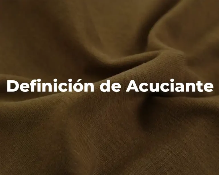 Definición de Acuciante