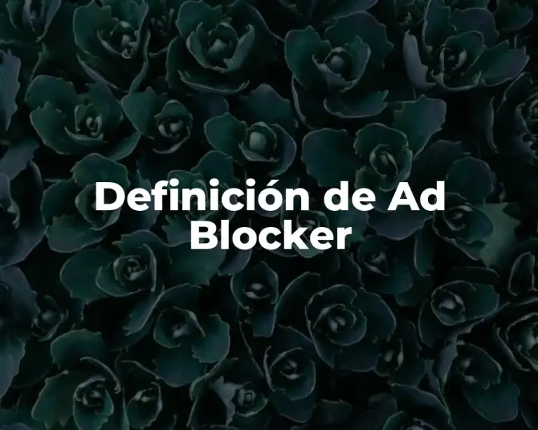 Definición de Ad Blocker