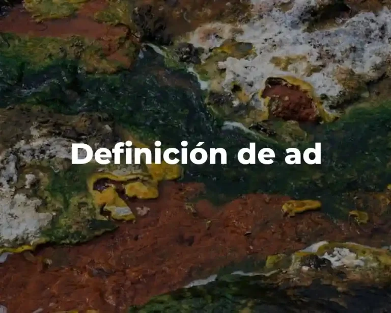Definición de ad