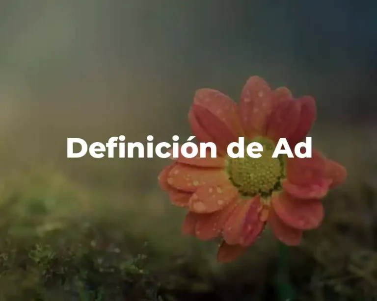 Definición de Ad