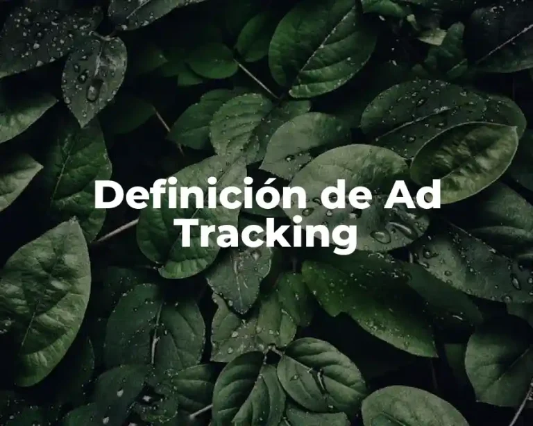 Definición de Ad Tracking