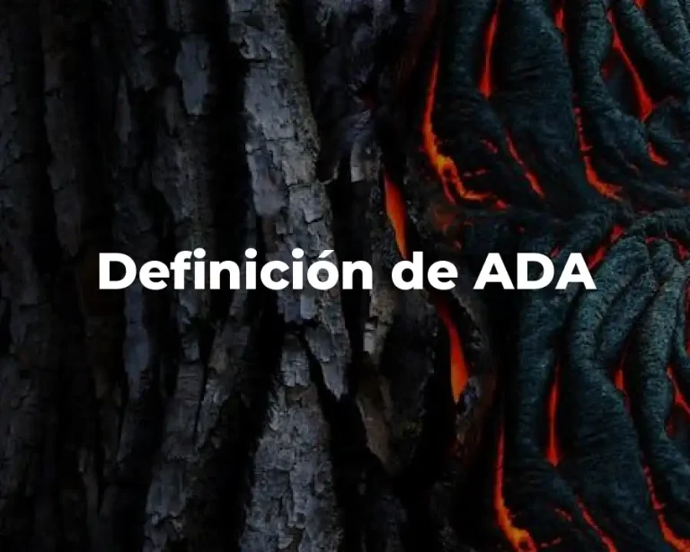 Definición de ADA