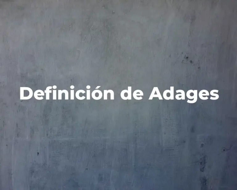 Definición de Adages