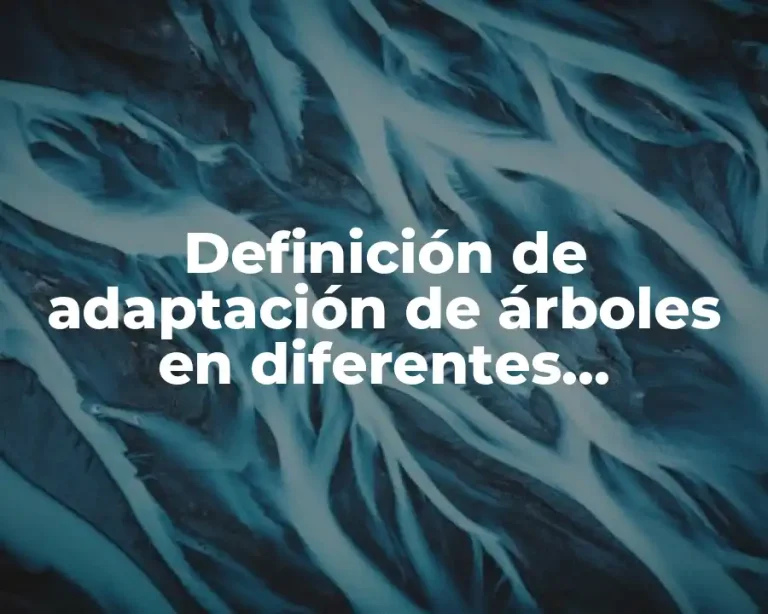 Definición de adaptación de árboles en diferentes continentes