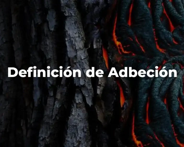 Definición de Adbeción