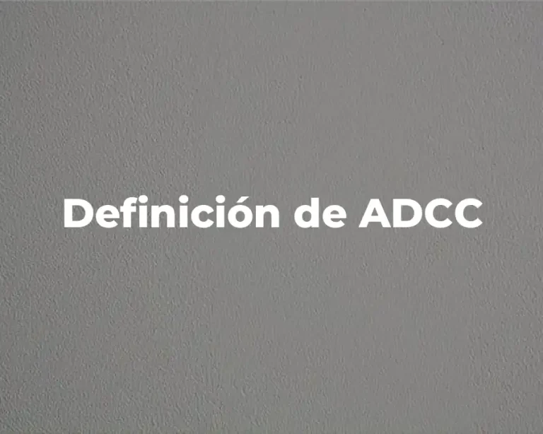 Definición de ADCC