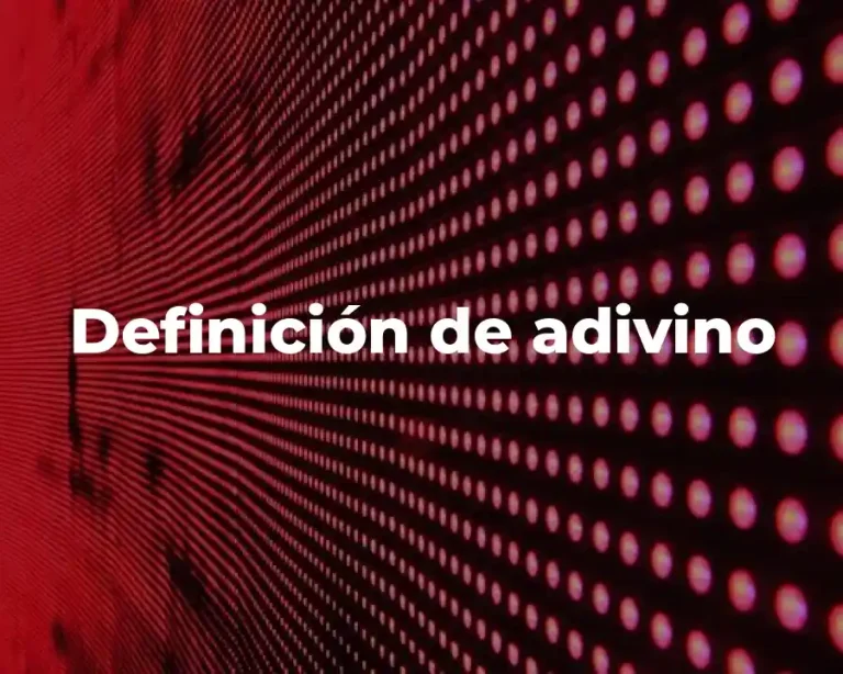 Definición de adivino