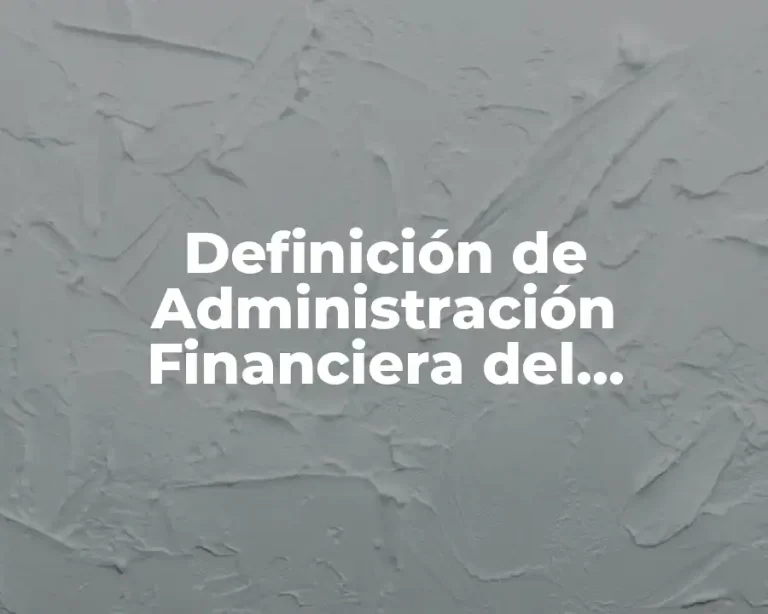 Definición de Administración Financiera del Inventario
