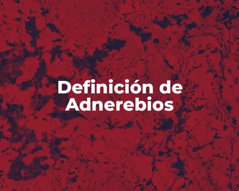 Definición de Adnerebios