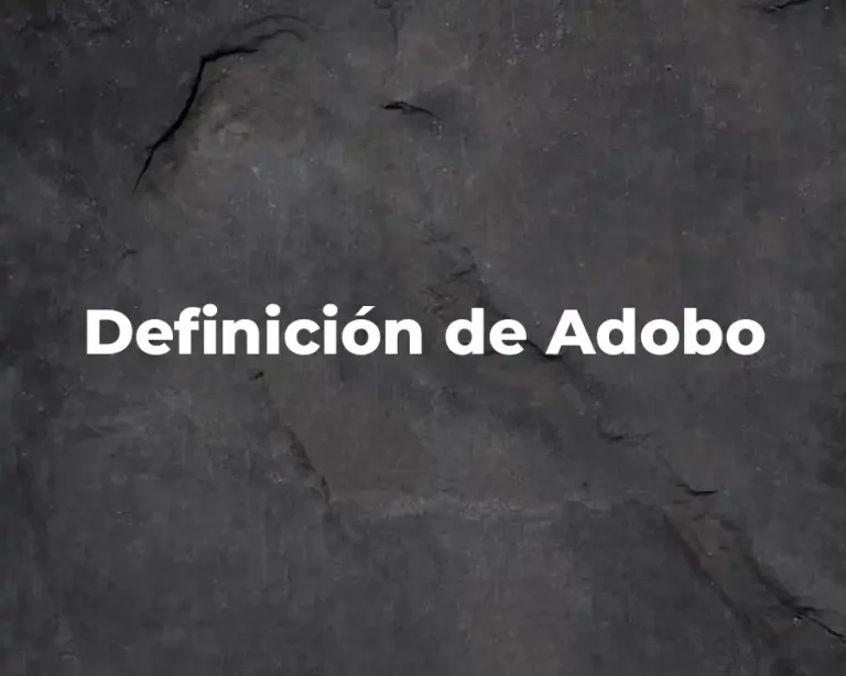 Definición de Adobo