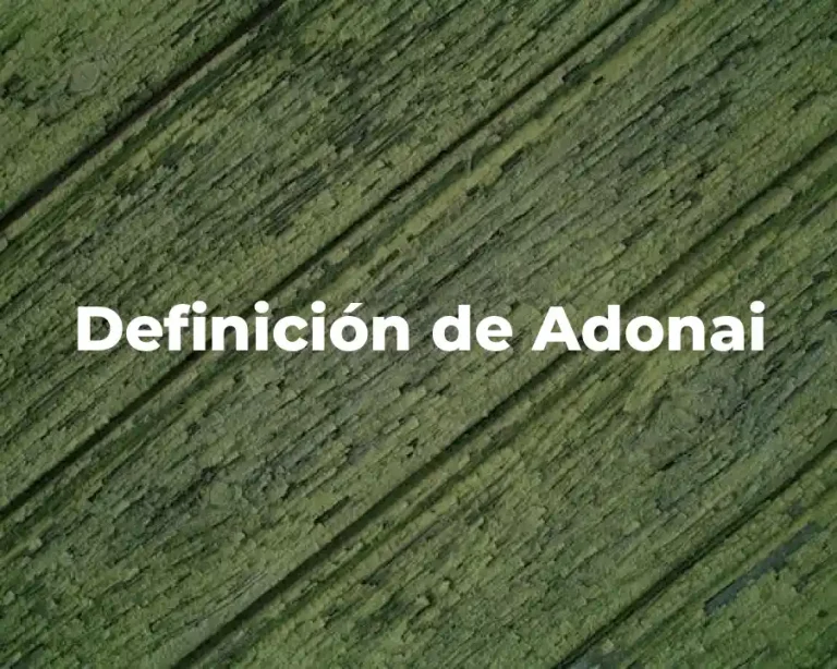Definición de Adonai