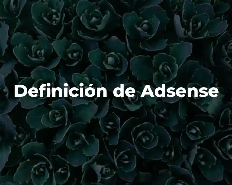 Definición de Adsense
