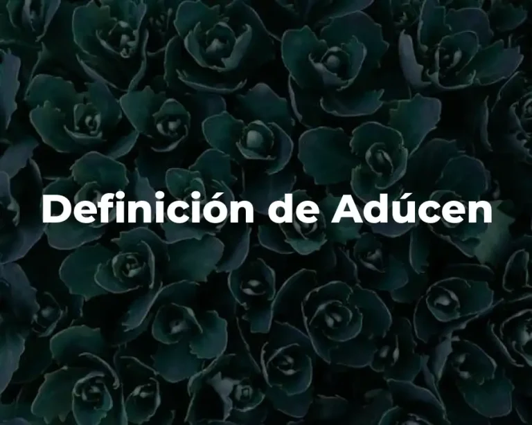 Definición de Adúcen