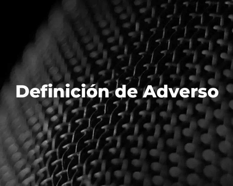 Definición de Adverso