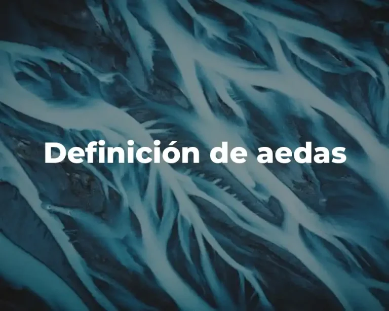 Definición de aedas