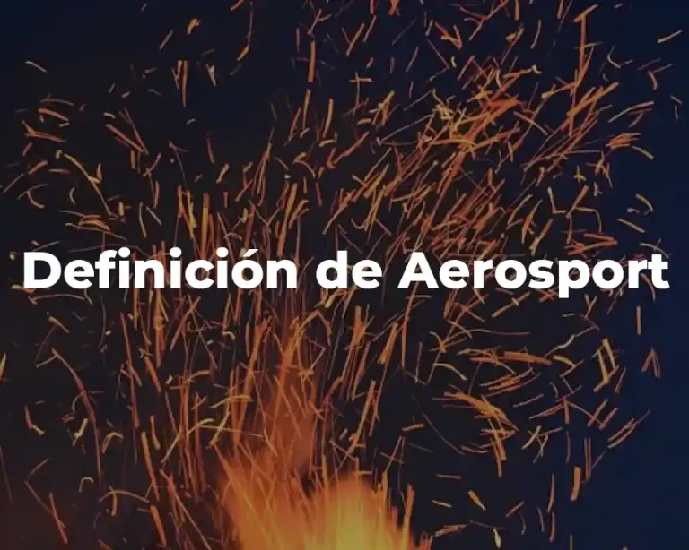 Definición de Aerosport