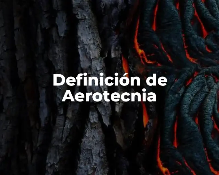 Definición de Aerotecnia