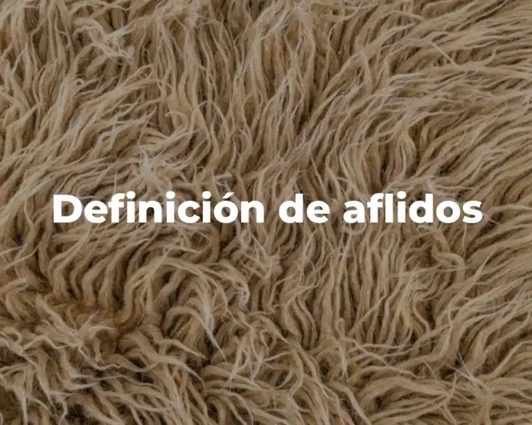 Definición de aflidos