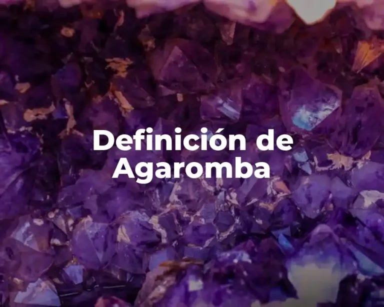 Definición de Agaromba