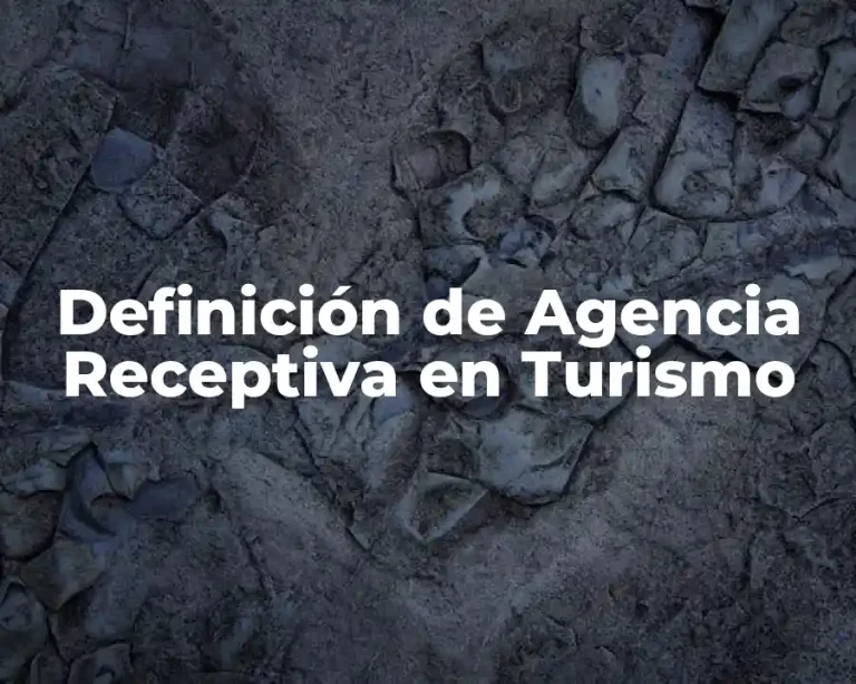 Definición de Agencia Receptiva en Turismo