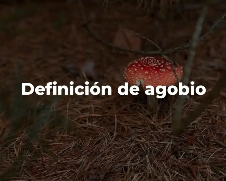 Definición de agobio