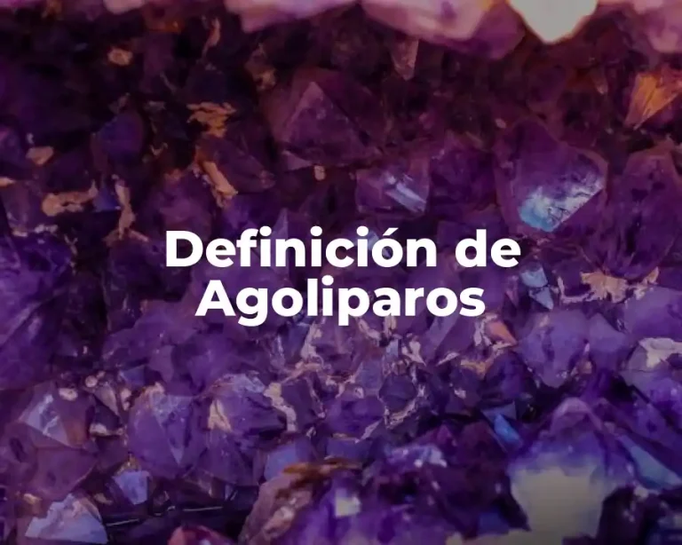 Definición de Agoliparos